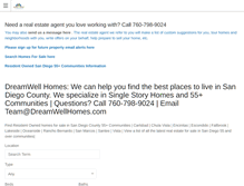 Tablet Screenshot of dreamwellhomes.com